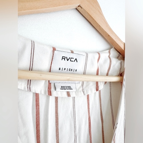 NWT 🍑 RVCA Understated Mini Dress Amber - Size Small - Picture 5 of 11